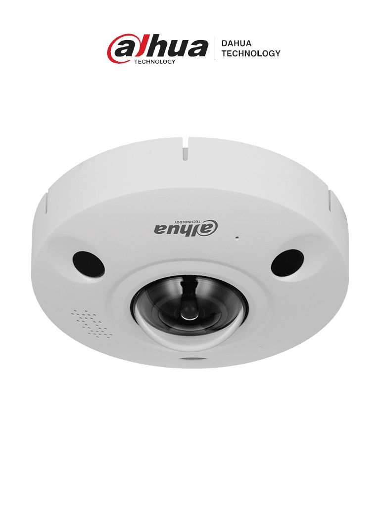 Imagen de DAHUA IPC-EBW81242N-S2 - Cámara IP Fisheye Resolución de 12 MP/ Lente 1.85mm/ ∢ 360/ IR 10 mts/ IA WizMind/ Conteo de Personas/ Cantidad de Personas en Áreas/ Mapa de Calor/ PoE/ DWDR/ H.265/ IP67/ IK10/ E&S Alarma/ E&S Audio/