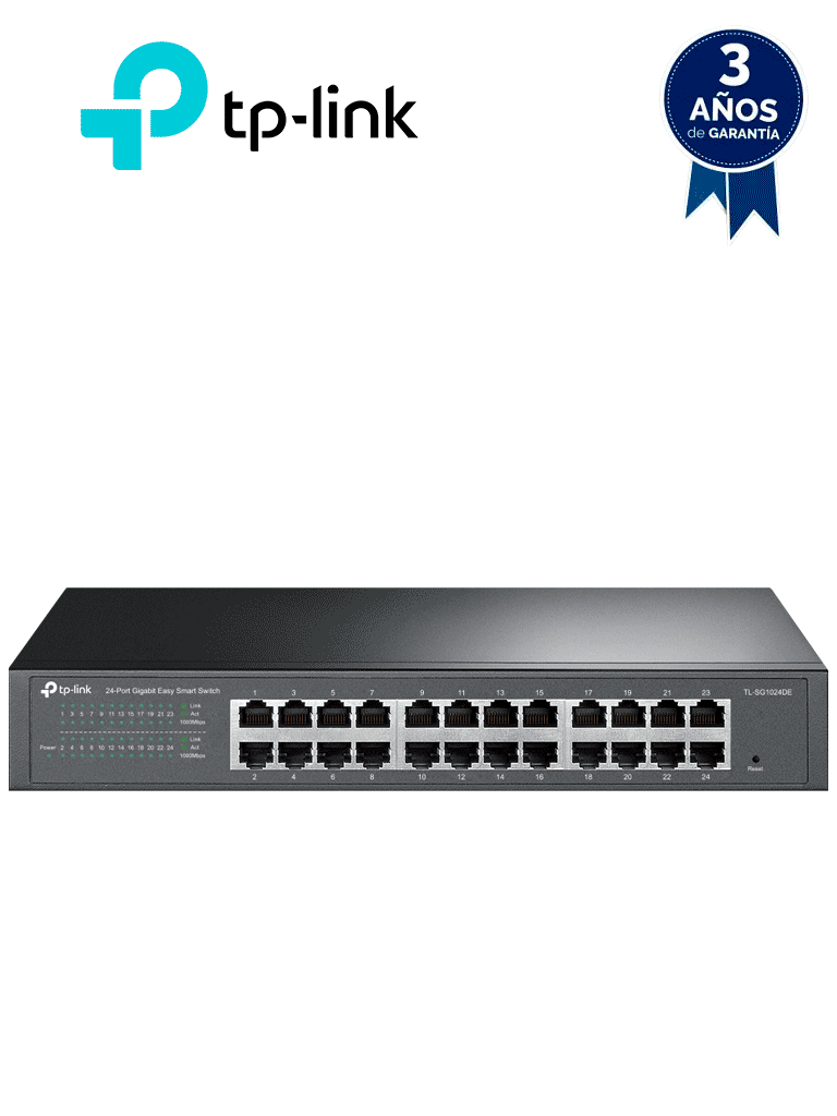 Imagen de TP-LINK - TL-SG1024DE - Switch de 24 puertos Gigabit Easy Smart