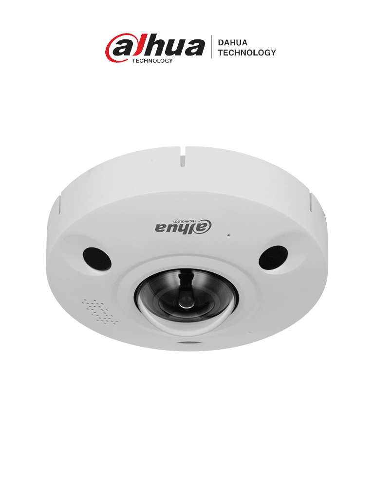 Imagen de DAHUA DH-IPC-EBW8842-AS-IVC Cámara IP Domo Fisheye Antivandálica 4K/ 8 Megapíxeles/ Visión 360 grados/ H265+/ Audio/ HEAT MAP/ POE+/ Heat Map /Conteo de Personas/ Ranura MicroSD/ IP67/ IK10