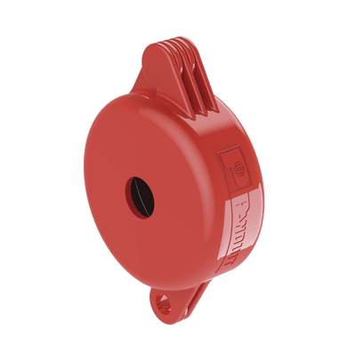 Dispositivo de Bloqueo LOTO para Válvulas de Compuerta, para Diámetros de 1" a 3", Color Rojo