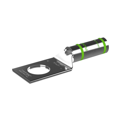 Zapata de compresión LCA1-38-E, para cal. 1/0 Awg, Barreno para tornillo prisionero de 3/8, 20 Piezas