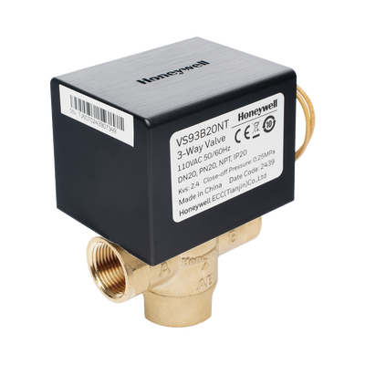 Válvula de control eléctrica VS9 para fan coil: DN20: PN20: 3 vías: 110 V CA: conexión NPT