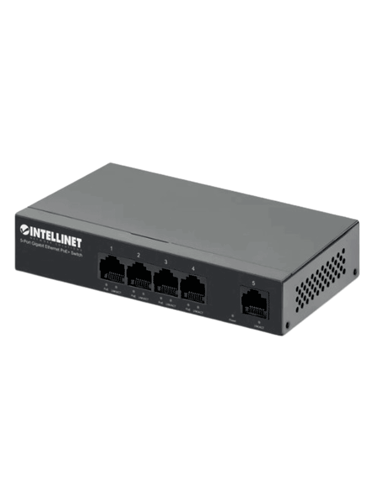 Imagen de Intellinet - 561792 Switch PoE+ con 5 puertos Gigabit