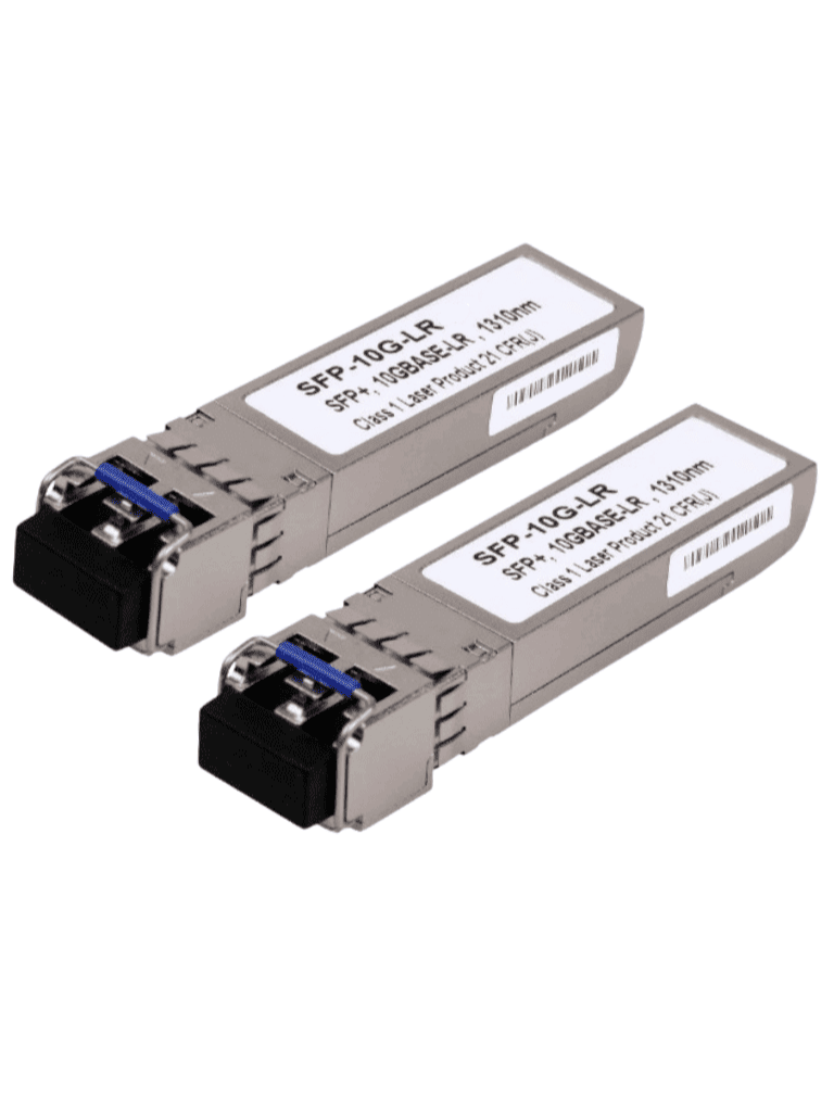 Imagen de TCE - SFP+-10G-LR - Par de Transceptores de fibra óptica SFP monomodo / 1310nm / DDM / Conector LC Dual / mini-Gbic / Velocidad 1.25Gbps / Hasta 20 KM de conexión