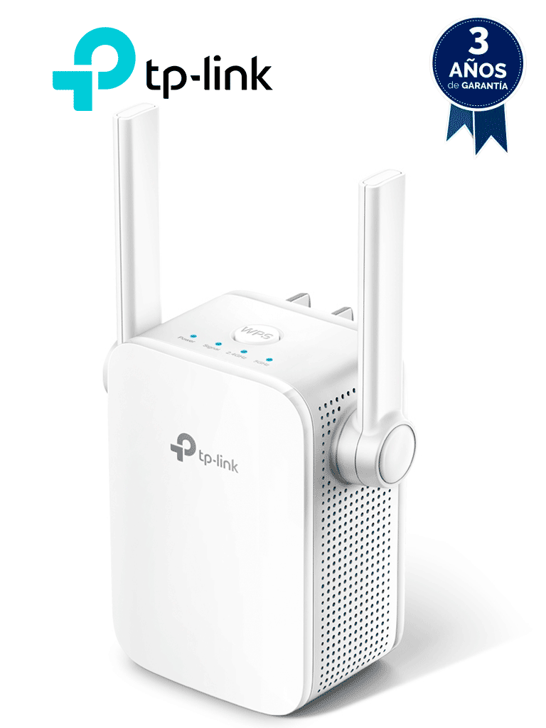 Imagen de TP-LINK RE205 -Repetidor de señal WiFi AC750 con frecuencias de 2.4GHz (300Mbps) y 5GHz (433Mbps), además indicador inteligente de señal, modo punto de acceso, 2 antenas externas y 1 puerto Ethernet (RJ45) 10/100Mbps.