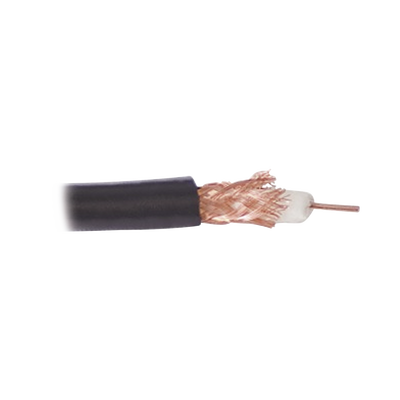 ( Precio por metro ) Cable RG59, conductor central de alambre de cobre calibre 20, blindado de malla trenzada de cobre 80%, aislante de polietileno sólido. Hasta agotar existencias