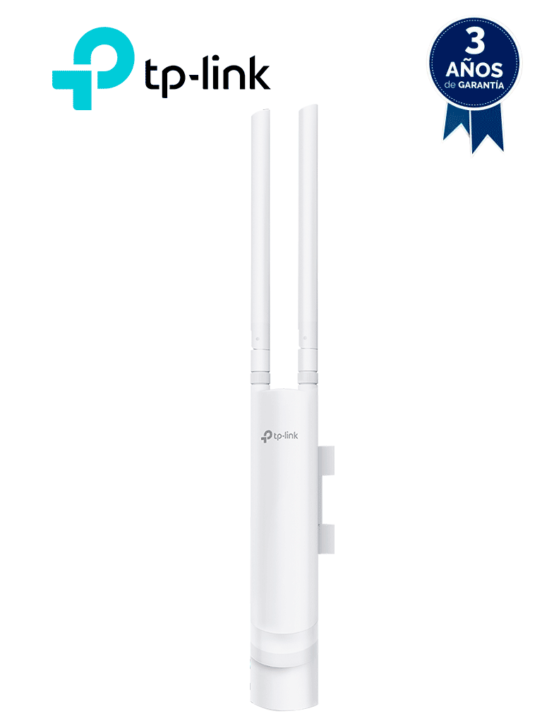 Imagen de TP-LINK EAP110-OUTDOOR - Punto de acceso Omada con frecuencia 2.4 GHz N 300 para Exterior, con configuración Stand-Alone o por Controlador, además protección Exterior IP65 y alimentación PoE Pasivo 24 Vcc.