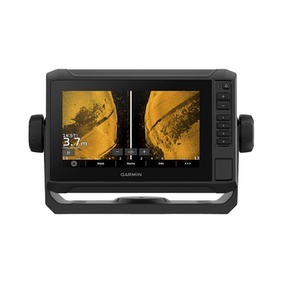 ECHOMAP UHD2 72sv con mapa base precargado, puerto de conexión NMEA 2000, sonda SIDEVÜ, CLEARVÜ Y CHIRP tradicional. no incluye transductor.