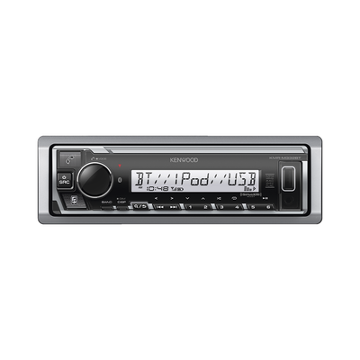 Estéreo marino con conexión Bluetooth, iluminación multicolor variable, con entrada USB