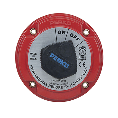 Switch Selector de Batería On / Off de Servicio Mediano, para Sistemas Eléctricos Marinos