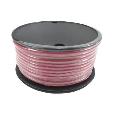 Rollo de cable grado marino calibre 14 en color rojo de 100 pies (30.48 m).