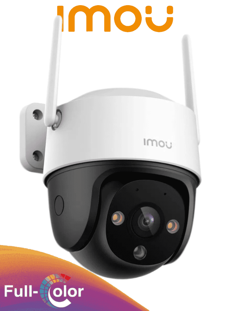 Imagen de IMOU Cruiser SE+ 3MP (IPC-K7CN-3H1WE) - Cámara IP PT de 3MP con WiFi ofrece Full Color, audio bidireccional, 30m, micrófono y altavoz, disuasión activa sirena 110dB, autotracking, ranura MicroSD e IP66.