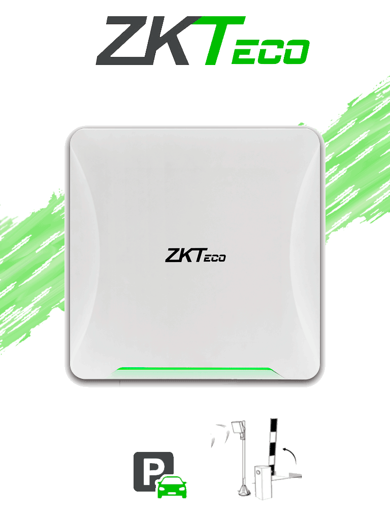 Imagen de ZKTECO UHF5FPRO - Lector de TAGS (Tarjetas UHF) / Hasta 5 Mts / LED de estatus / Compatible con ZKT0980005 y ZTA151004 / Requiere Fuente TVN0830052