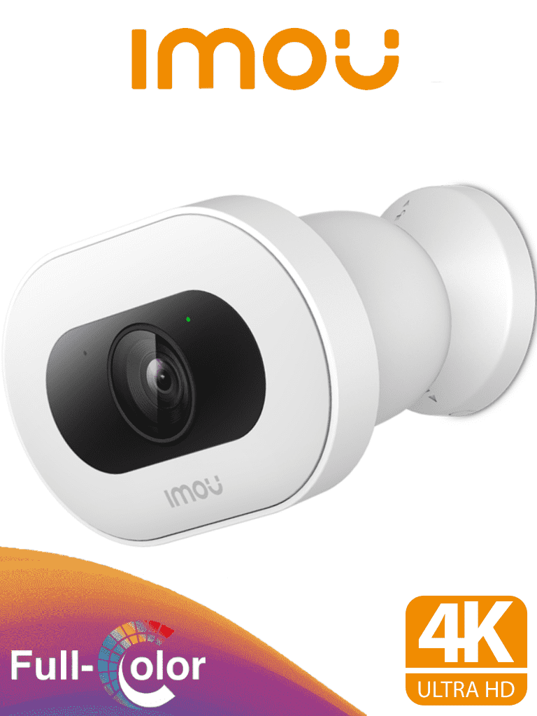 Imagen de IMOU KNIGHT 4K (IPC-F88FIN) - Cámara IP Bullet WiFi 4K de 8MP, con IA, Full Color, lente de 2.8mm, 107° (H), WiFi 6.0, audio bidireccional, sirena, luz integrada y detección avanzada.