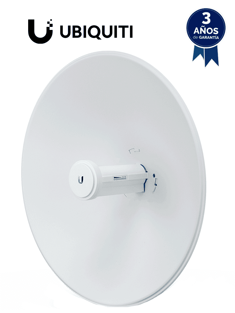 Imagen de UBIQUITI POWERBEAM AC PBE-5AC-GEN2 - Radio Airmax AC GEN2 de 5.8GHz para exterior con antena integrada de 25 dBi y tecnología MIMO. Potencia de salida de 25 dBm y rendimiento de hasta 450 Mbps