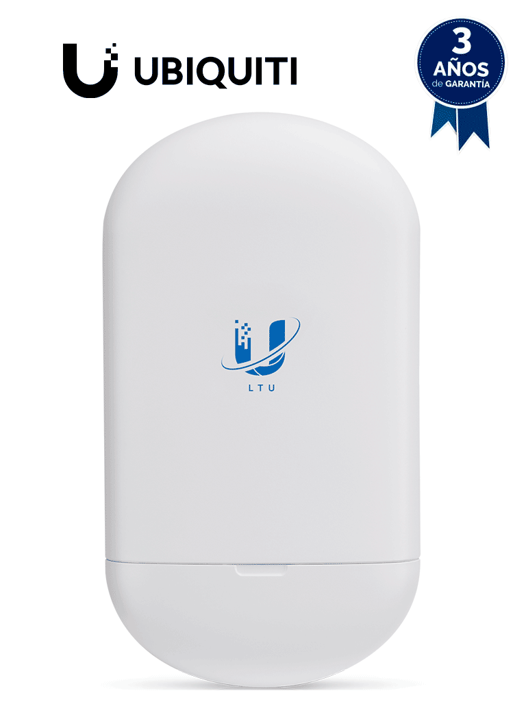 Imagen de UBIQUITI LTU-LITE - Cliente PtMP LTULite 5GHz para exteriores, ideal para sistemas CCTV. Potencia de 22 dBm con antena integrada de 13 dBi.