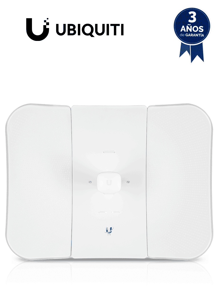 Imagen de UBIQUITI LTU-LR - Cliente PtMP LTU-LR 5GHz para exteriores, ideal para sistemas CCTV. Potencia de 22 dBm con antena integrada de 26 dBi.