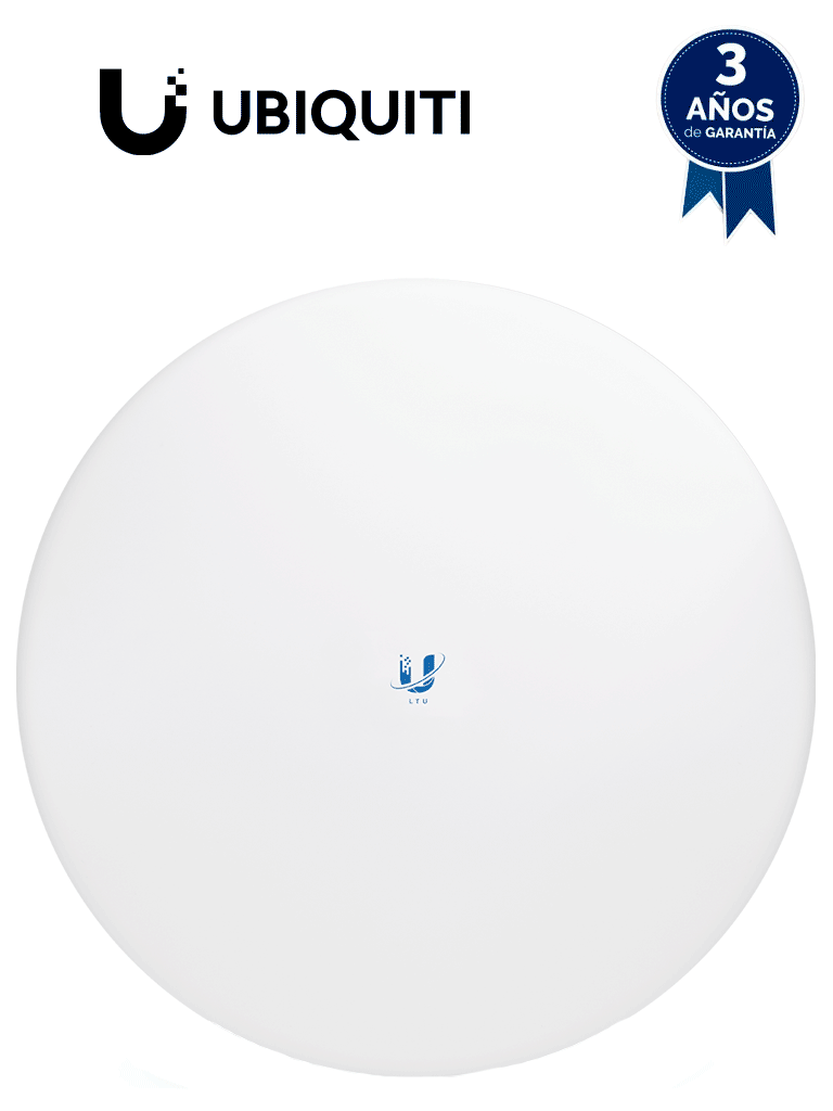 Imagen de UBIQUITI LTU-PRO Cliente PtMP LTU Pro de 5 GHz (4.8 - 6-2 GHz) con antena integrada de 24dBi y compatible con LTU-ROCKET