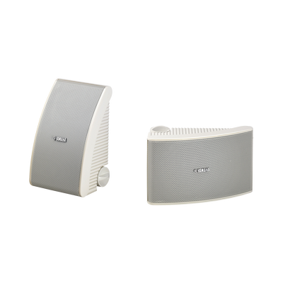 Altavoz de Montaje en Superficie de 2 vias | Woofer 5.25& | Tweeter 1& | Media Intemperie| 6 ohms | Par | Color Blanco