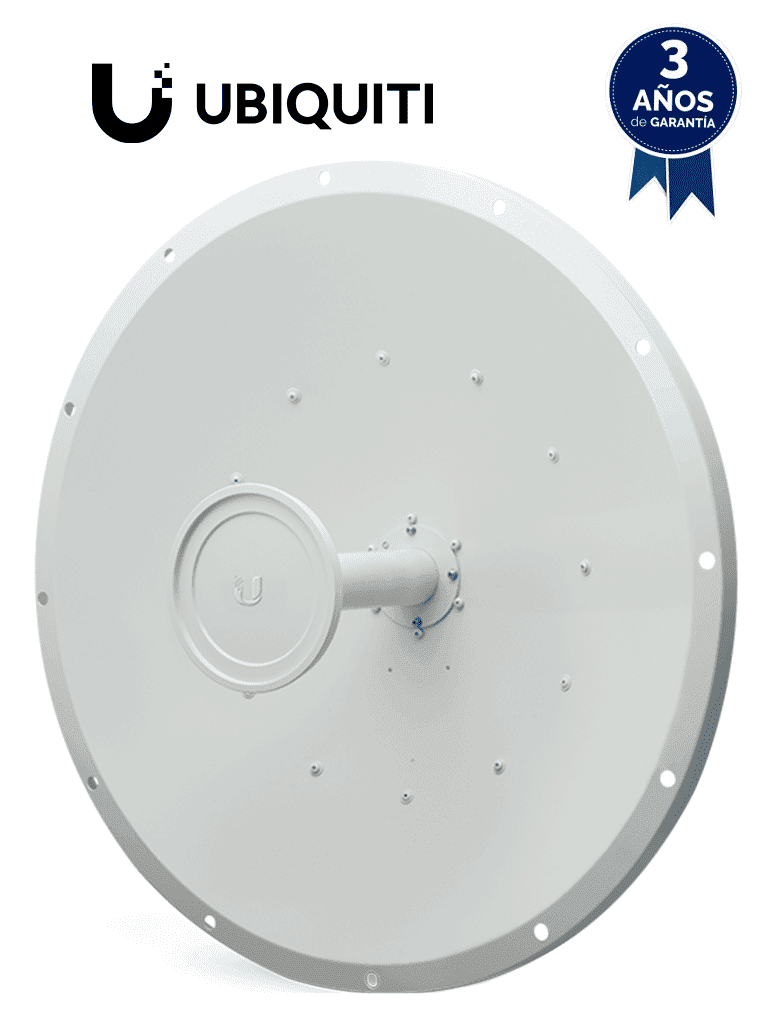 Imagen de UBIQUITI ROCKETDISH RD-5G34 -Antena direccional conectorizada para radio, 5.8GHz, ganancia de 34 dBi, con tecnología MIMO.