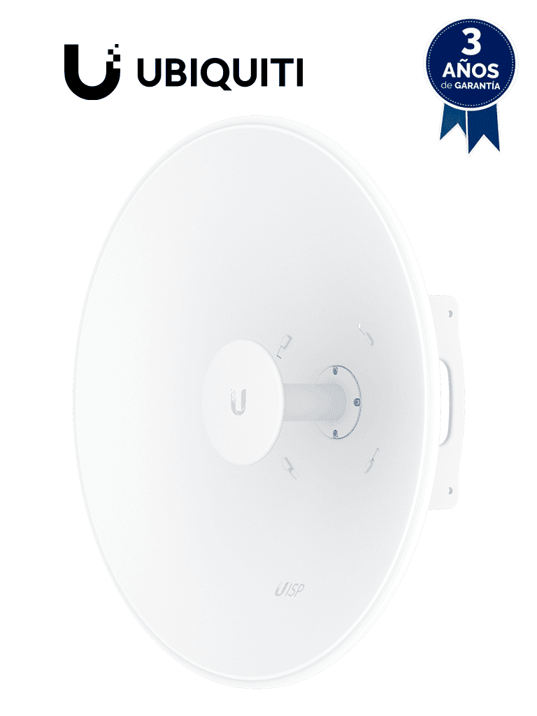 Imagen de UBIQUITI UISP-DISH - Antena de plato de 30 dBi, rango de frecuencia extendido de 5.15 a 6.87 GHz