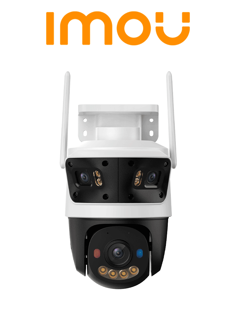 Imagen de IMOU Cruiser Triple 11MP (IPC-S7UN-11M0WED ) - Camara IP PT Triple Wifi Smart Color 11MP con 2 lentes Fijos de 3 Megapixeles + Lente PT 5 Megapixeles / Dual SD 512GB c/u / Disuasión Activa / Audio Bidireccional