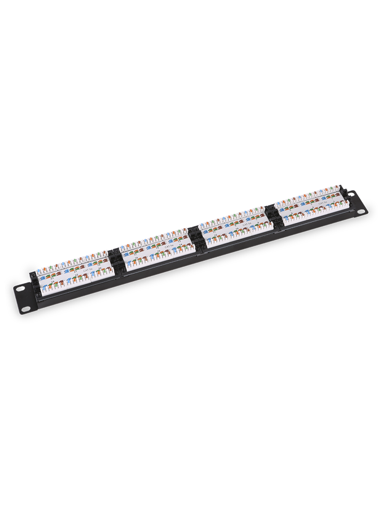 Imagen de SAXXON P19748N5 - Patch Panel 48 puertos / CAT 5E / 19 Pulgadas / Montaje en rack / 2U