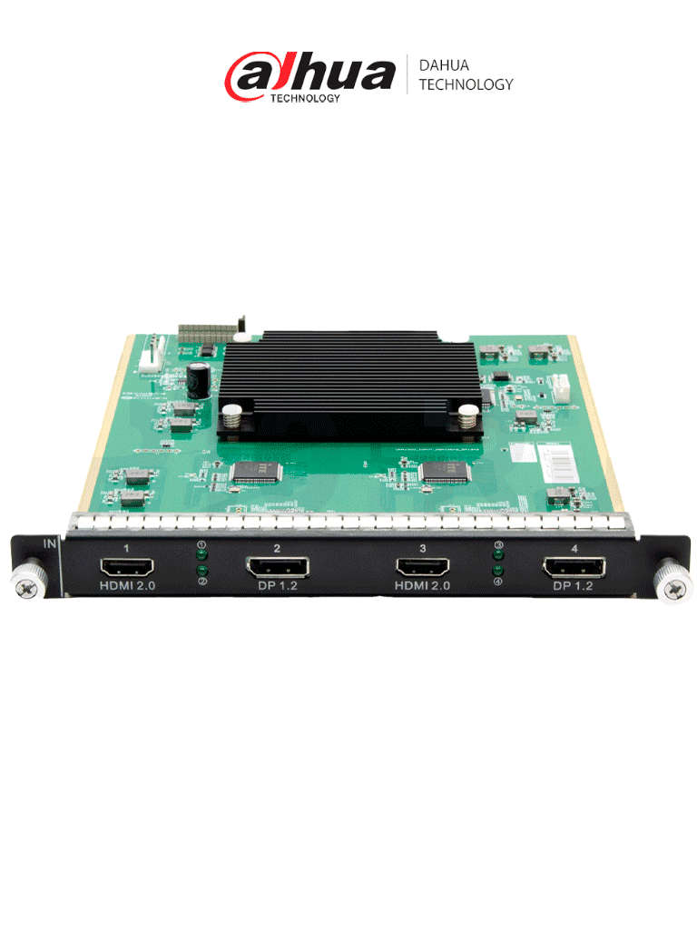Imagen de H_2xHDMI2.0+2xDP1.2 input card NOVASTAR/2 entradas HDMI/2 Entradas DP/HDMI: Hasta 4096×2160 a 60 Hz o 8192×1080 a 60 Hz/DisplayPort: Hasta 4096×2160 a 60 Hz o 8192×1080 a 60 Hz/Compatible H2/H5/H9/H15