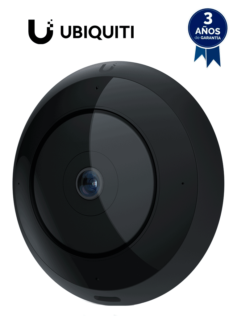 Imagen de UBIQUITI UVC-AI-360 - Camara fisheye con función de PTZ de 4MP 360° , IR de 9 metros , IA avanzada: detecta personas, lee matrículas, audio bidireccional , POE + , Exterior/Interior , Antivandalica.