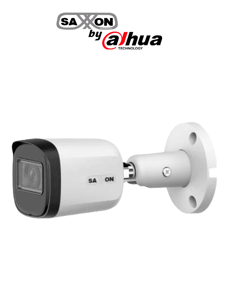 Imagen de SAXXON SUA-HAC-B20M-0280B- Cámara Tipo Bala de 2 Megapíxeles & 1080P/ Lente de 2.8 mm Con Apertura de Hasta 100°/ Iluminación IR Inteligente de Hasta 30m/ Para Exterior IP67/ Cámara Metálica/ Funcionamiento en Modos CVI & AHD & TVI