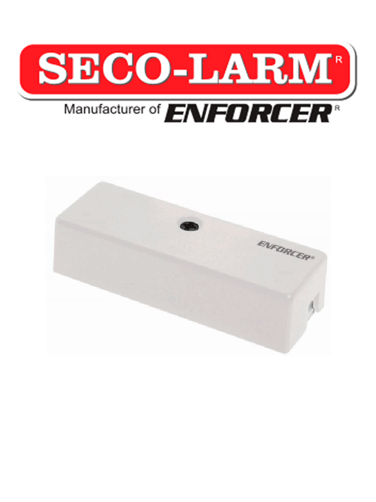 Imagen de Seco-Larm SS040QW - Detector Mini de vibraciones para circuitos cerrados para proteger paredes, ventanas y techos / Compatibles paneles DSC, Bosch, Risco /