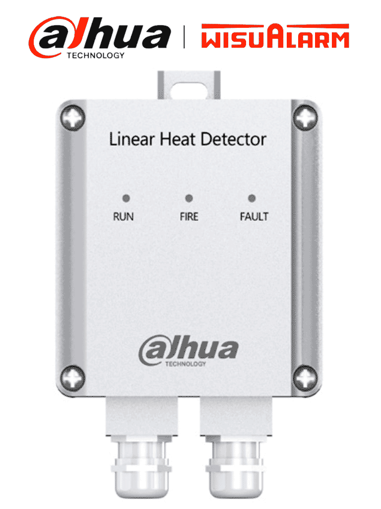 Imagen de DAHUA WISUALARM DHI-HY-LD413A-I - Unidad adaptadora para sistema de detección de calor mediante cable lineal, Trabaja en conjunto con la terminal DHI-HY-LD413A-P, LEDs indicadores de estado, Compatible con DHI-HY-TSC-40DA-68-200
