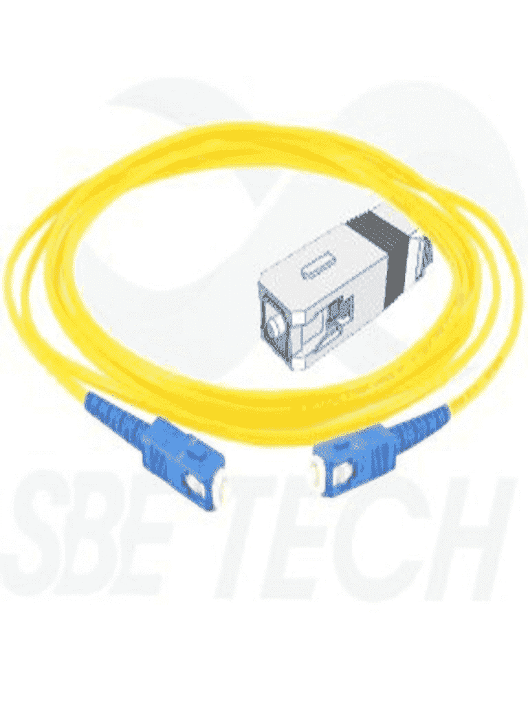 Imagen de SBE TECH SBE-JUMSCSC3MSM Jumper SC-SC MONOMODO 9/125 / 1 hilo / 2 mm, 3 metros, UPC  / SIMPLEX