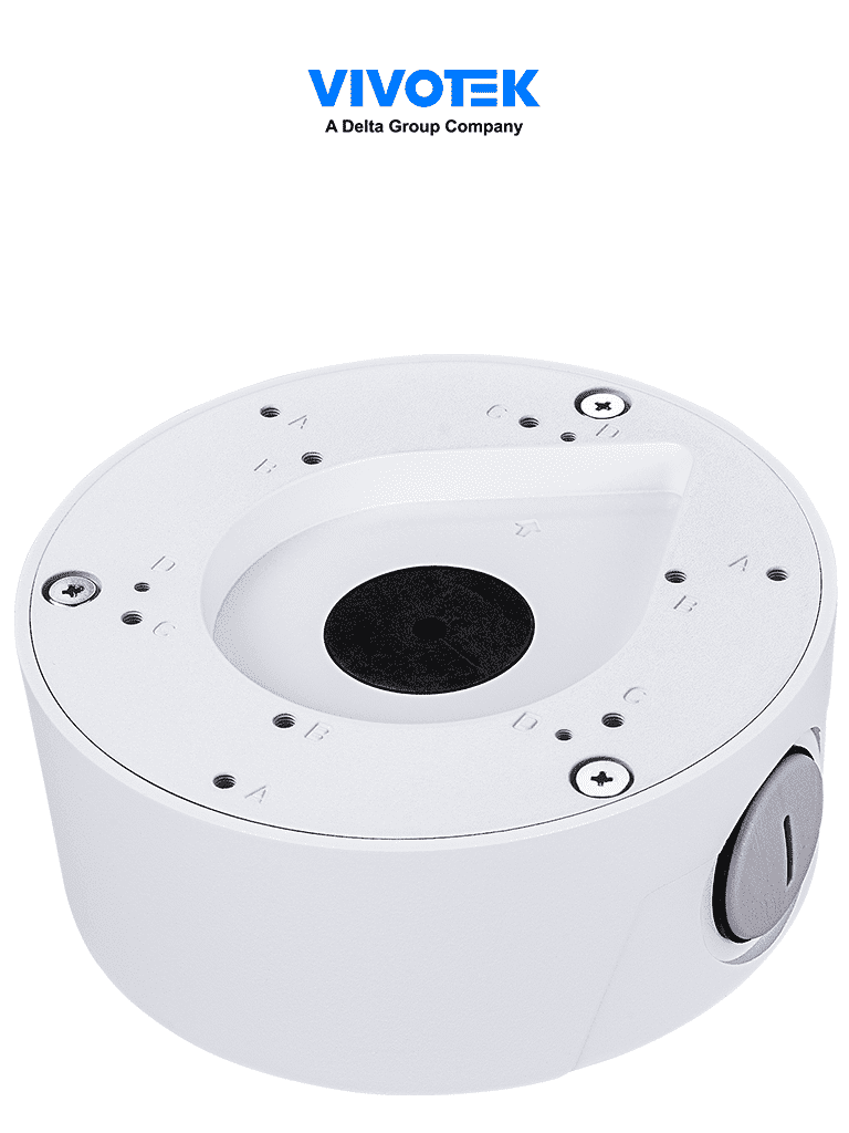 Imagen de VIVOTEK AM-71B_V02 - Caja de conexiones exterior para cámaras domo, con protección IP66 y acabado en color blanco