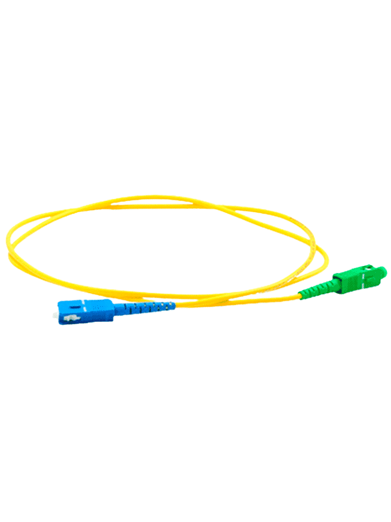 Imagen de TCE  - LMN-FO-SCU-SCA-02 - Jumper SC UPC-SC APC Monomodo / Simplex 2 mm / 2 metros / Amarillo