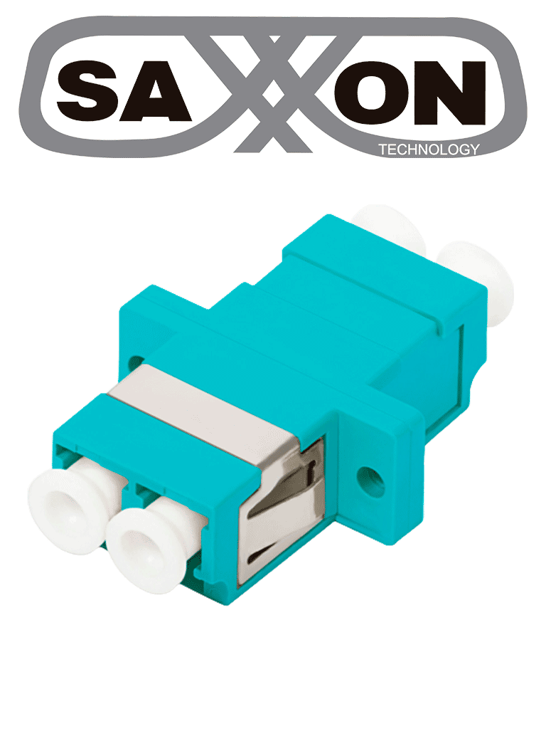 Imagen de SAXXON JALC3CD - Adaptador unitario de fibra / Para LC / OM3 / AQUA / Duplex