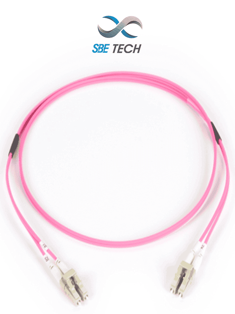 Imagen de SBETECH SBE-JUMLC-LC-1M50 -  Jumper LC-LC, MM 50/125µm OM4, dúplex, 2mm, 1 metro, con conectores UPC