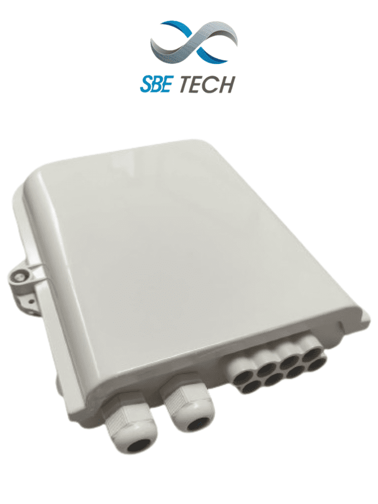 Imagen de SBETECH SBE-CDEXTFTTX2X8 - Caja de distribución para FTTX para exterior 2 x 8 IP65