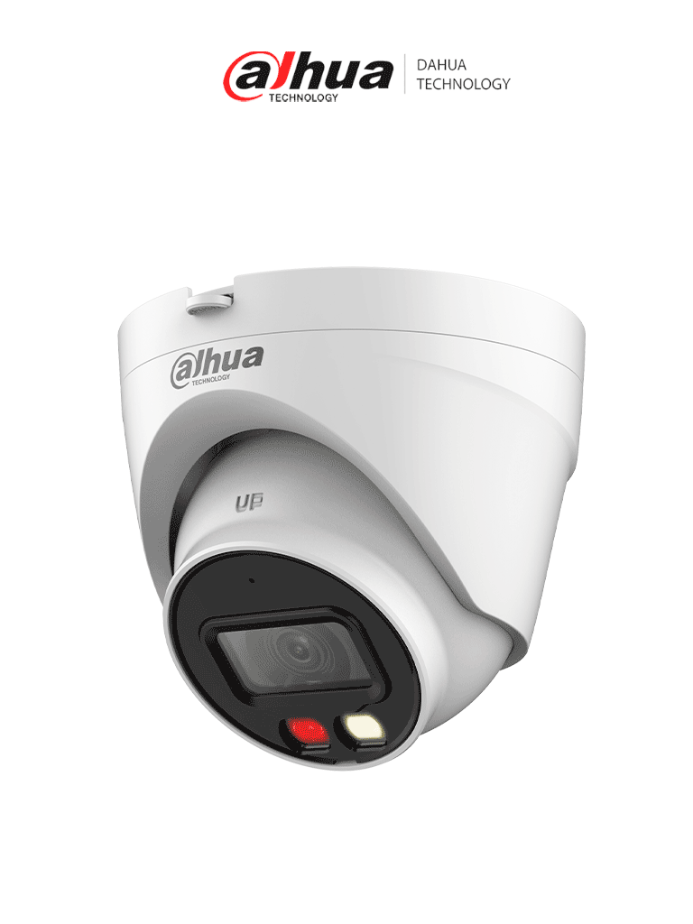 Imagen de DAHUA DH-IPC-HDW1239VP-A-IL-0280B- Cámara IP Domo de 2MP / Iluminador dual/ Detección humana/  SMD/ Micrófono incorporado/ Lente 2.8 mm/  Led 30m/ IR 30m/ IP67/ PoE/