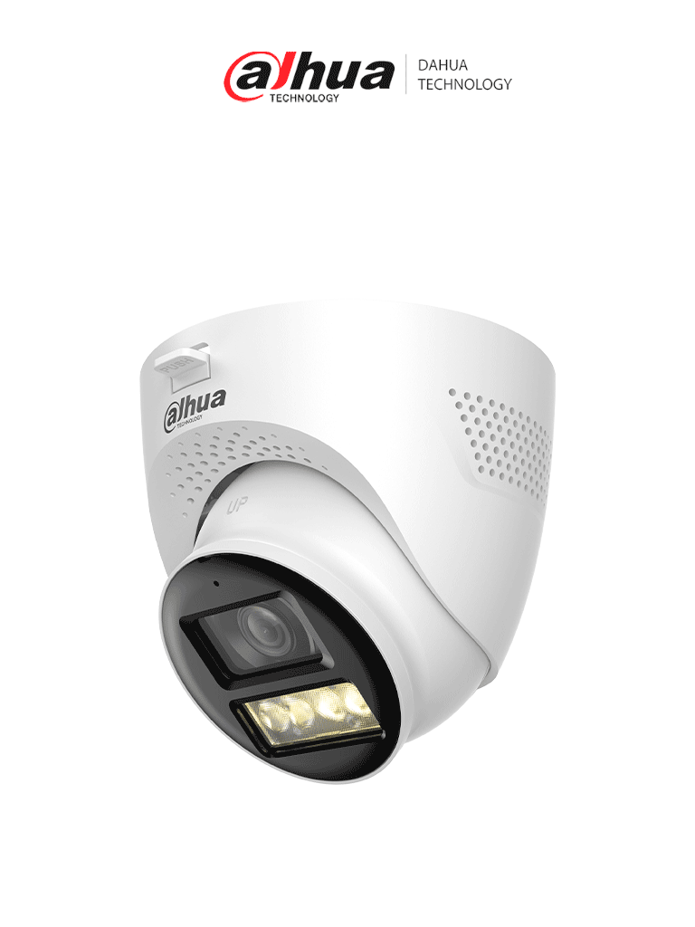 Imagen de DAHUA DH-HAC-HDW1200TQ-IL-T- Cámara Domo de 2 Megapíxeles 1080P/ Iluminador Dual Inteligente/ Audio de 2 Vias/ Apertura de Hasta 111°/ Iluminación de Hasta 40m/ Fabricada en Metal + Plastico