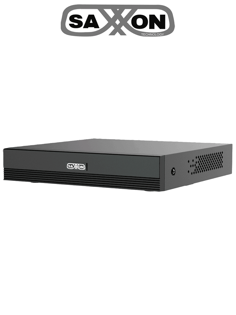 Imagen de SAXXON SUA-XVR1E08-I - Video Grabador Dígital HDCVI/ Capacidad 8 Canales HDCVI + 2 Canales IP/ Conversión Hasta 10 Canales IP/ Codificación Hasta 1080N/ Entradas & Salidas de Audio/ Onvif/