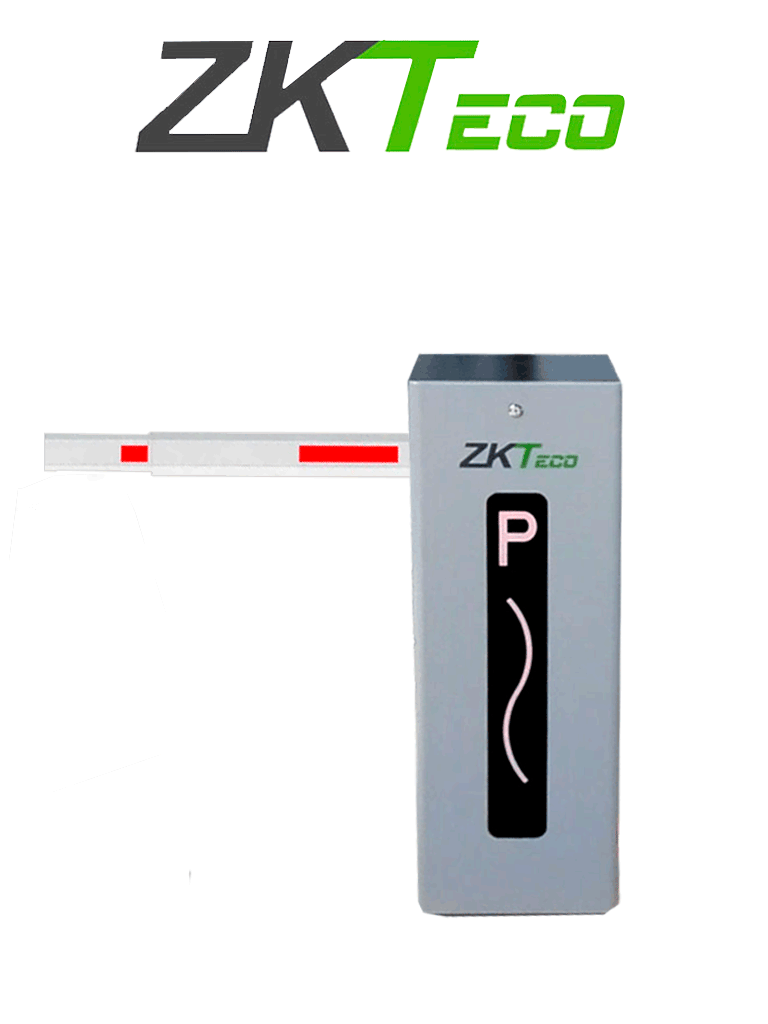 Imagen de ZKTECO CMP200R - Barrera Vehicular Derecha / Brazo Telescópico de 2.6 hasta 4.5 metros / 3 Seg. / Dirección Ajustable (a Izquierda) / Gabinete con Luz Led Indicador de estado / Sistema Inteligente anti-impacto/ Incluye 2 controles remotos
