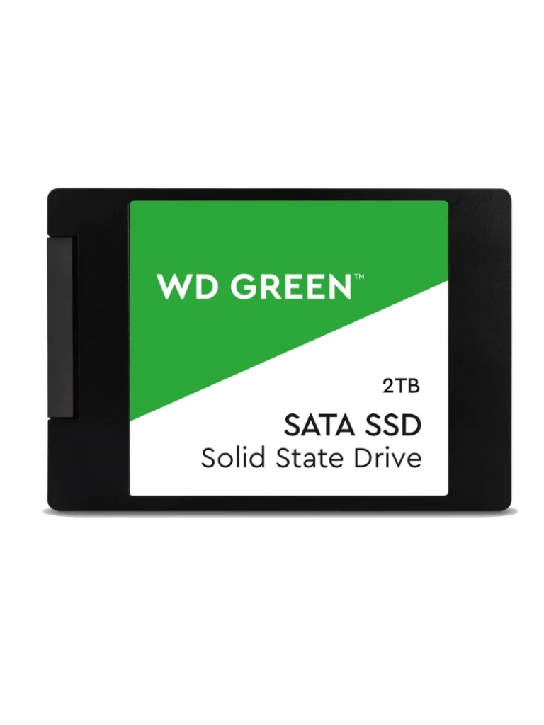 Imagen de Western Digital WDS200T2G0A - Disco Duro Interno SSD 2 TB, SATA III, 6 GB/s, 2,5/7 mm, hasta 545 MB/s, Color Verde