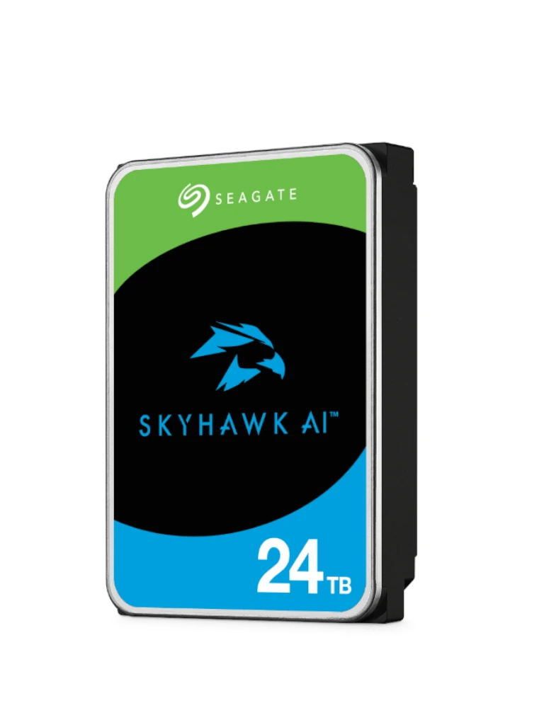 Imagen de SEAGATE ST24000VE002 - Disco duro interno de 24TB / skyhawk / 3.5" / SATAIII / 6Gbit/s / 7200rpm / 512 MB Cache /