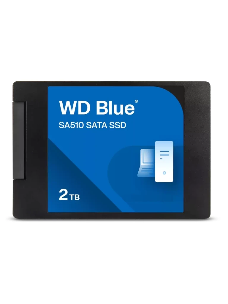 Imagen de Western Digital WDS200T3B0A - Disco Duro Interno SSD (2 TB, SATA III, 6 GB/s, 2,5/7 mm, hasta 560 MB/s, Color Azul Blue