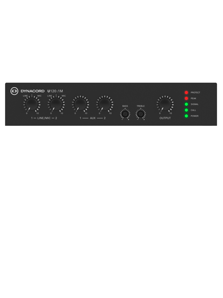 Imagen de BOSCH M_U1201MUS - Amplificador Mixer 120W / 1 Canal / US