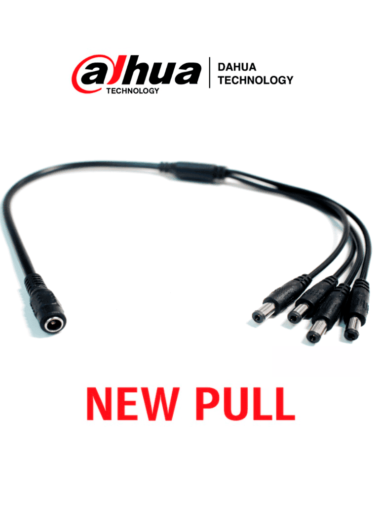 Imagen de DAHUA PULPOKIT - Divisor de Energía para Camaras / 1 Entrada Hembra/ 4 Salidas Macho/ New Pull (Nuevo sin Caja)