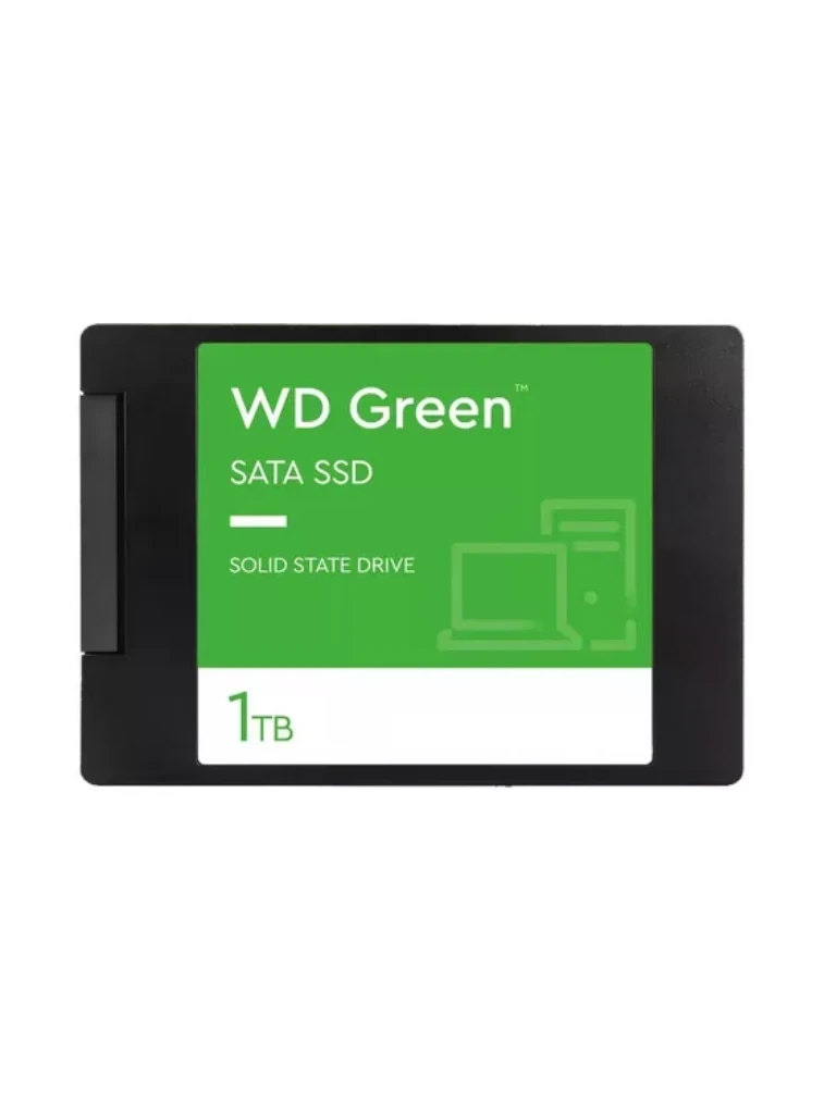 Imagen de SANDISK WDS100T3G0A - Disco Duro Interno SSD (1 TB, SATA III, 6 GB/s, 2,5/7 mm, hasta 545 MB/s, Color Verde