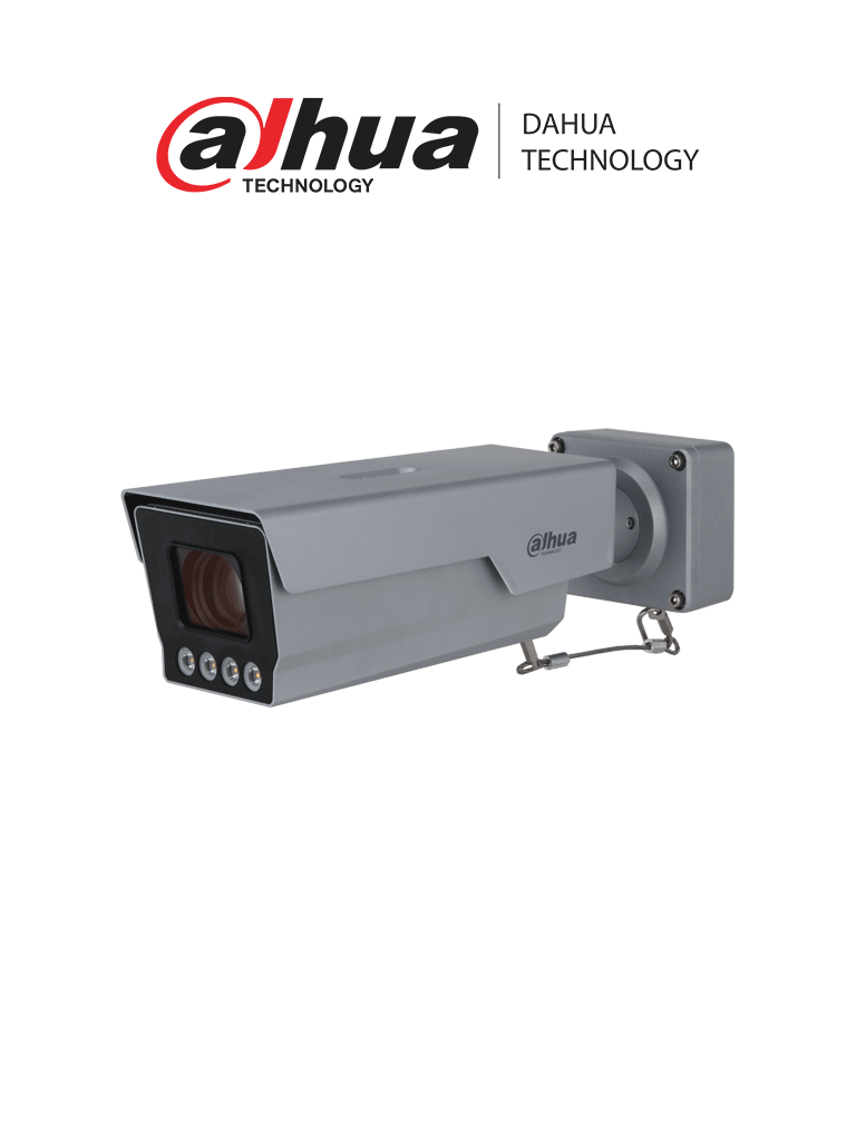 Imagen de DAHUA ITC431-RW1F-IRL8 - Cámara IP LPR 4 MP/ Monitoreo inteligente del tráfico/detección de vehículos (tipo, color, marca)/ Iluminación 23 m–30 m/ Lente motorizado 10 mm–50 mm/ Captura hasta 180km/ IP67/ PoE/ IK10/