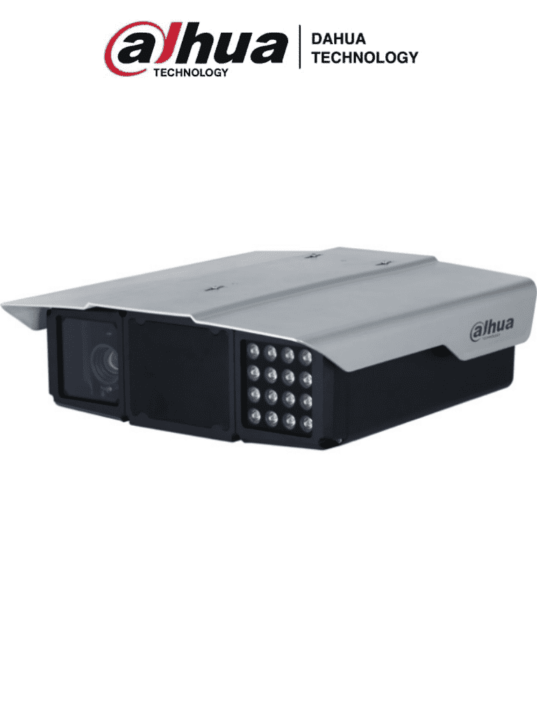 Imagen de DAHUA DHI-ITC952-SU2F-PQE-C1R1-IRL8ZF1640 - Cámara de tráfico con IA de 9 MP, iluminación IR de 850 nm, compresión H.265, sensor GS-CMOS, detección de objetivos, reconocimiento facial y ANPR